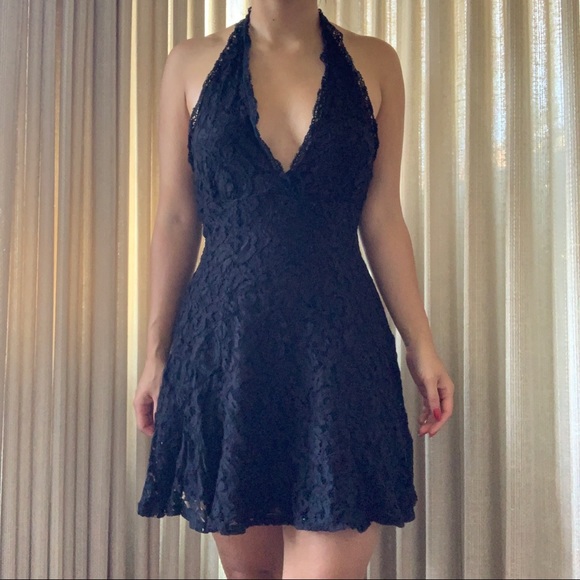 Urban Outfitters Kimchi Blue Lace Halter Dress - Picture 3 of 11